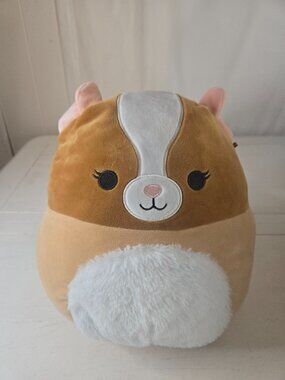 Garret The Guinea Pig Brown & White Original Plush Squishmallow 11”